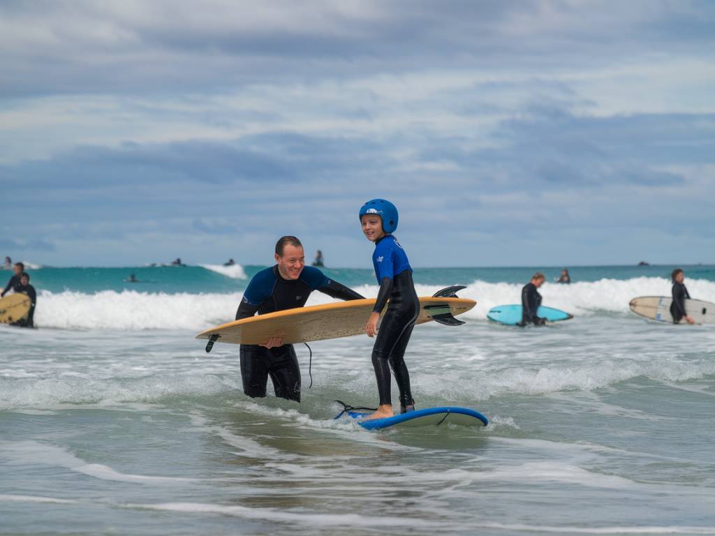 Découvrir le surf en famille à Lacanau : une expérience inoubliable